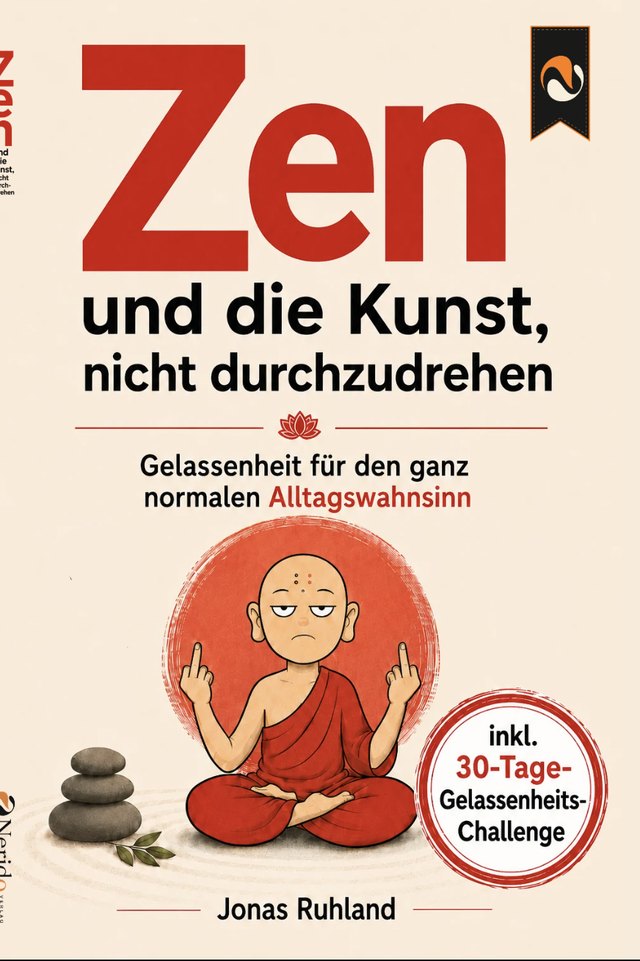 Buchcover: Zen und die Kunst, nicht durchzudrehen von Jonas Ruhland